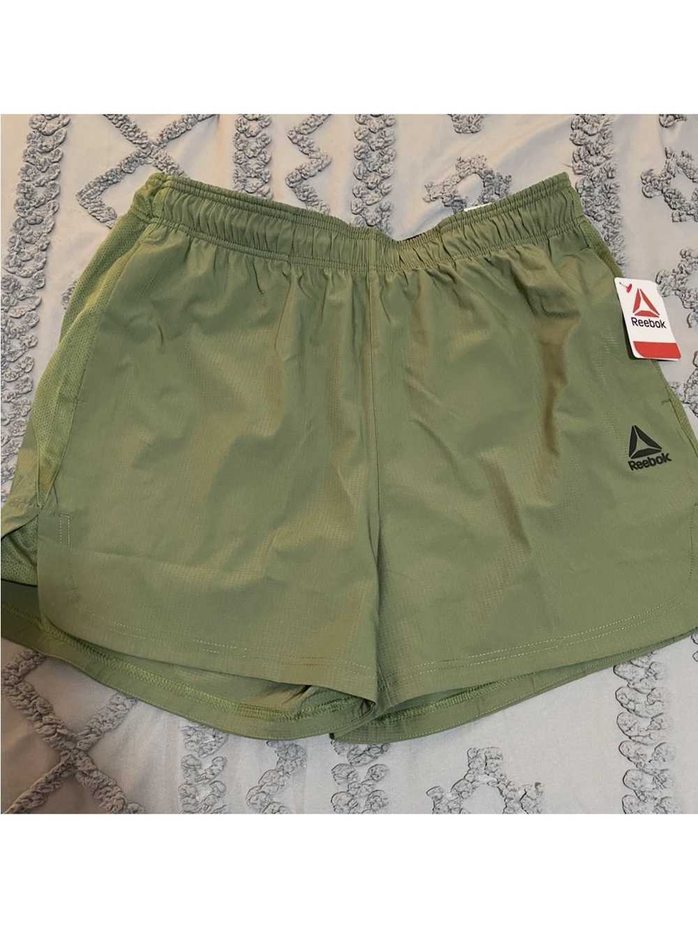 Reebok Olive Green Women's Athletic Shorts